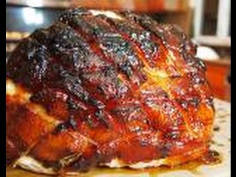 Smoked Ham Recipe (Peach Brandy Glaze)