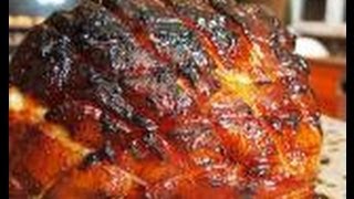 Smoked Ham Recipe (Peach Brandy Glaze)