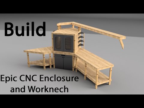 Epic CNC enclosure and Workbench Build montage