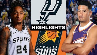 Devin Booker - Phoenix Suns - Victor Wembanyama - Stephon Castle - San Antonio Spurs