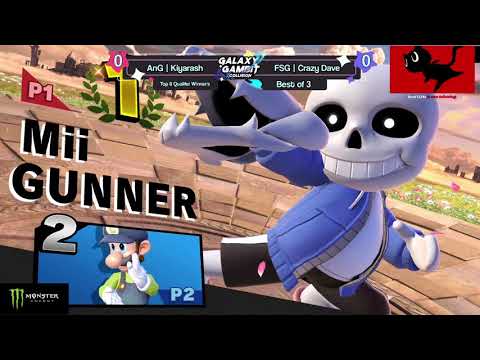 GGxC 2 - AnG Kiyarash (Luigi) Vs. FSG Crazy Dave (Mii Gunner) - Top 8: Winners Qualifiers