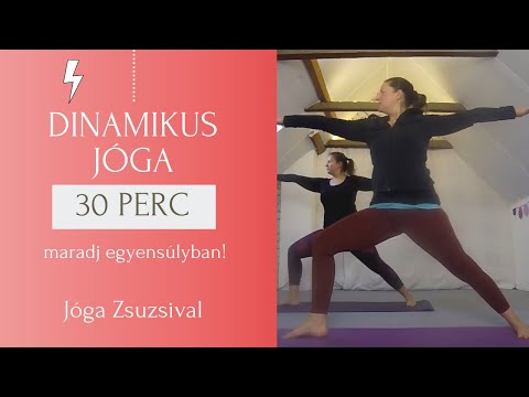 33 perc DINAMIKUS jóga - Maradj egyensúlyban! - Jóga Zsuzsival