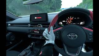グランツーリスモsport　VRで新型スープラに乗ってみた！
