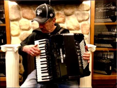 BRANLIB144H3496 - NEW Black Brandoni Liberty 144 Piano Accordion LMMH 34 96 $6999