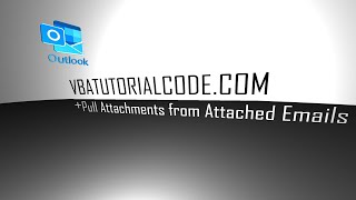 Pull Attachments from Attached Emails .msg Files Outlook VBA
