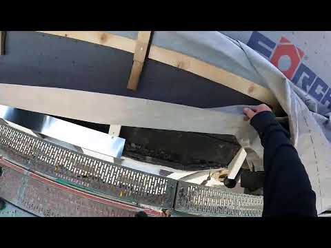 Traufe und Liegerinne bauen - Teil 1 - Schieferdach Goldener Löwe in Freital