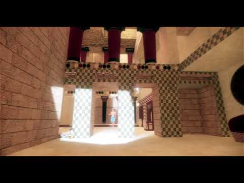 Cnosso 1500 a.C. ricostruzione 3d - Cnossos 1500 a.C. reconstrução 3d