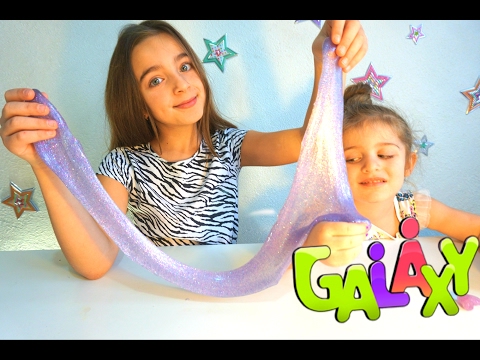 DIY Лизун GALAXY в домашних условиях .Как сделать космический лизун .