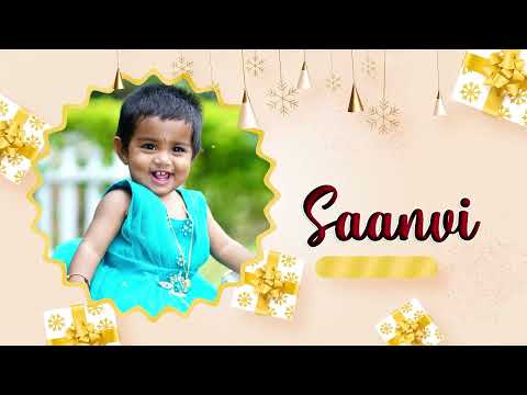 Bhanoth Saanvi 1st Birthday video 