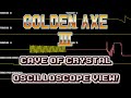 Golden Axe III Cave Of Crystal Stage 3B In Oscilloscope View