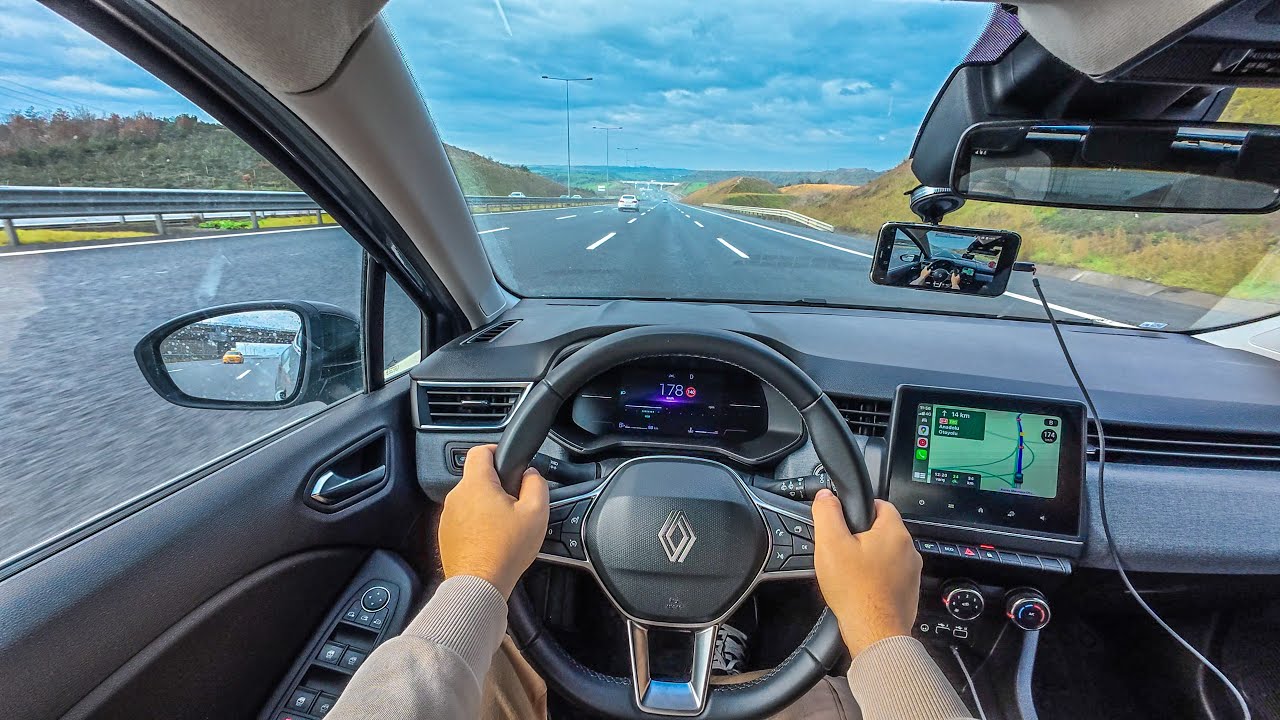 Renault Clio 1.0 TCe Evolution (2024) POV Driving | Acceleration & Highway (No Talking)