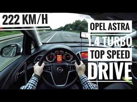 Opel Astra J 1.4 Turbo (2015) - POV on German Autobahn - Top Speed Drive