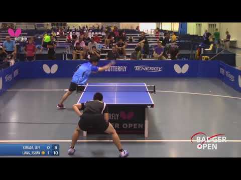 2017 Butterfly Badger Open QF Yamada vs Liang