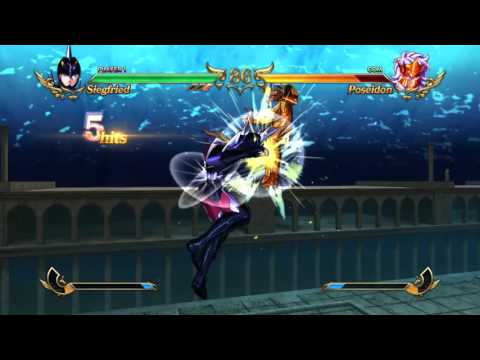 Saint Seiya: Soldiers' Soul : Dubhe Siegfried Vs Sea God Poseidon