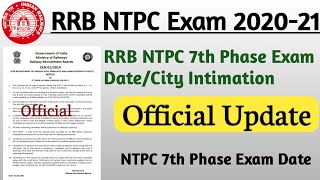 rrb ntpc 7th phase exam date | rrb ntpc 7th phase | rrb ntpc 7th phase notification | rrb ntpc exam