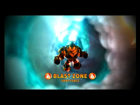 Skylanders nightmare Super Kaos vs Blast Zone