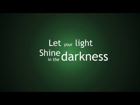 Let Your Light Shine in the Darkness - New Scottish Hymns - Backing track (No vocals)