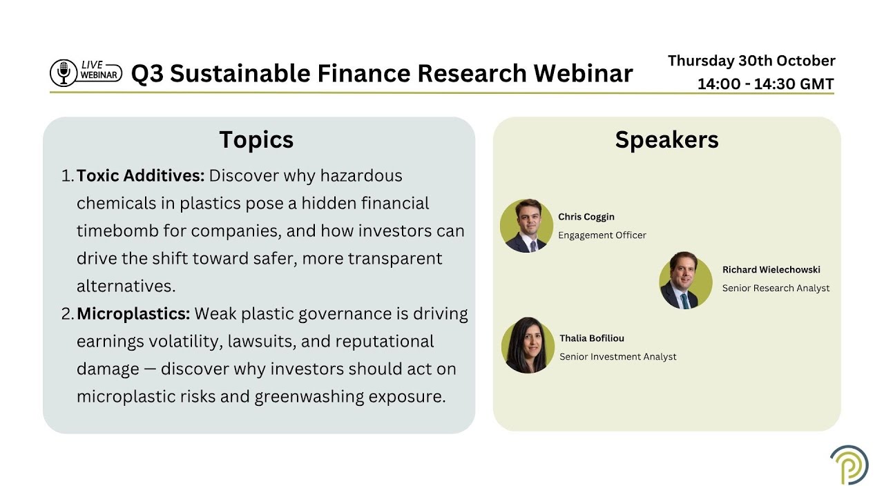 Q3 Sustainable Finance Research Update