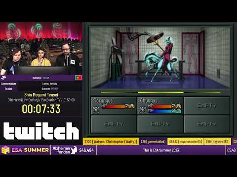 Shin Megami Tensei [Glitchless (Law Ending)] by Sioneus - #ESASummer23