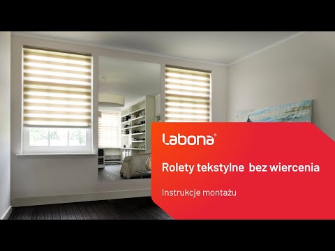 Instrukcja montażu rolet materiałowych bez wiercenia