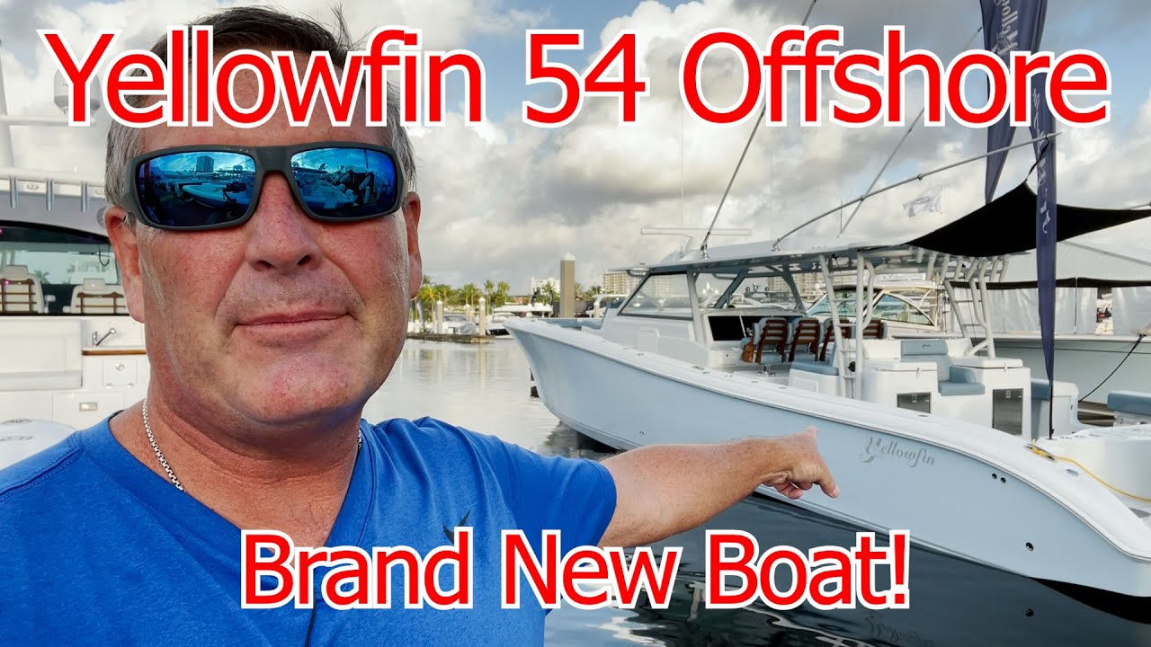 Yellowfin 54 Offshore Center Console Hull #1 What A Beast!!!