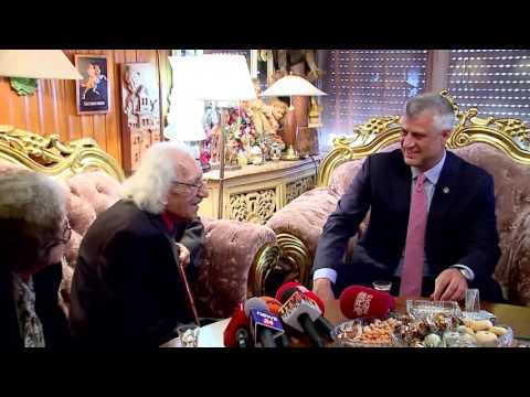 Thaçi takon Dritëro Agollin - Top Channel Albania - News - Lajme