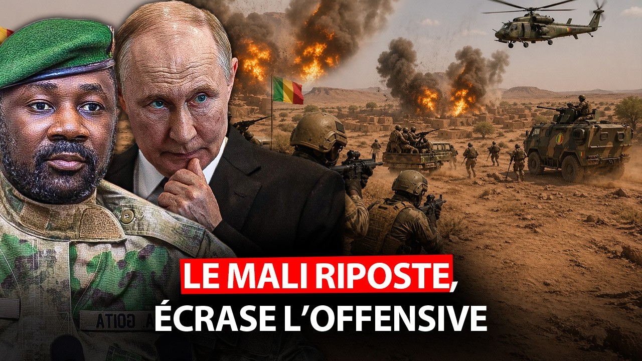 Le Mali contre-attaque, le plan des terro échouent, Goita parle.
