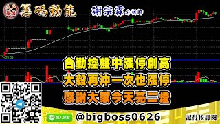 【大戶羅盤籌碼動能】 #謝宗霖1229，合勤控盤中漲停創高 大毅再沖一次也漲停 感謝大家今天亮二燈 (圖)