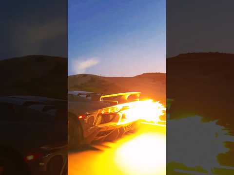 Lamborghini Aventador SVJ Spitting Some Huge Flames