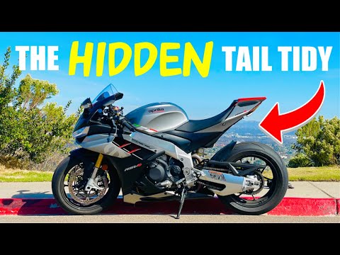 Aprilia RSV4 New Rage Cycles Tail Tidy Installation Tutorial (is it illegal? 🤷‍♂️)