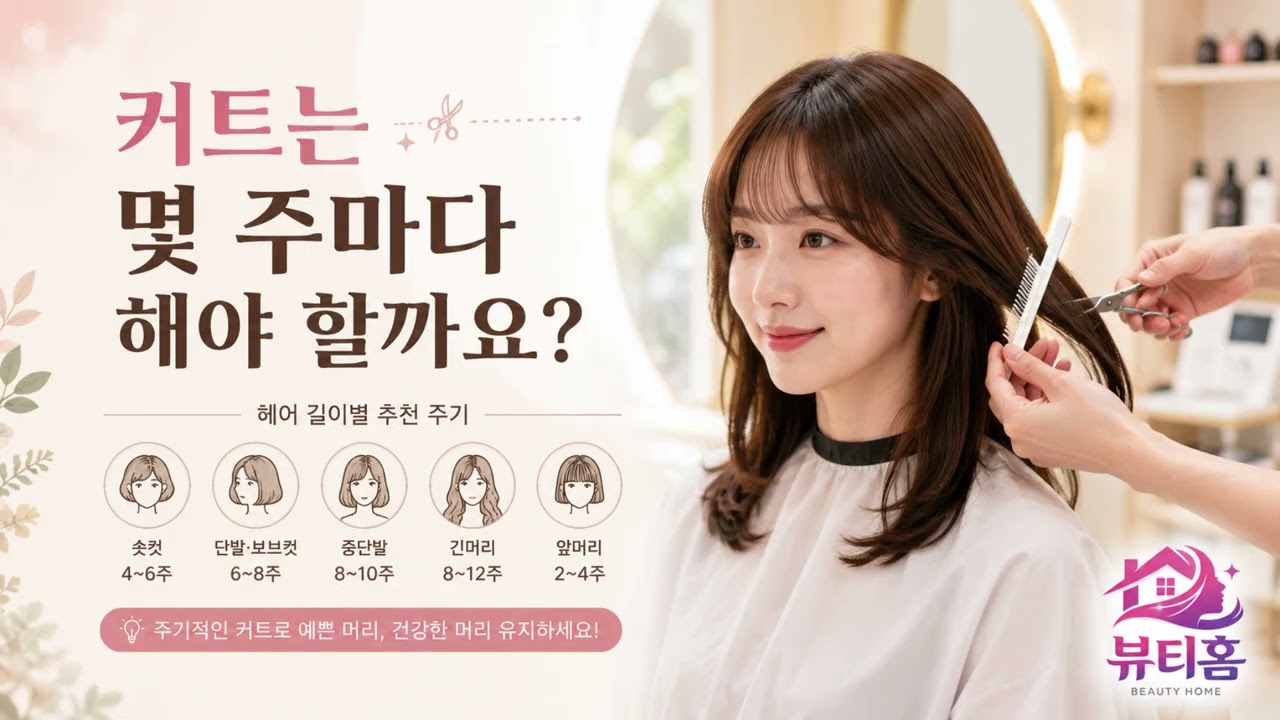 커트는 몇 주마다 해야 할까요?