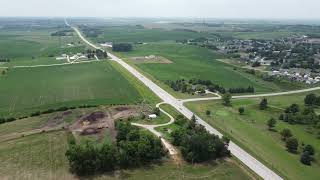 Atlantic Iowa - 360 Drone Video - Atlantic Cemetery