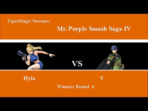 Mr. Purple Smash Saga IV- Hyla (Zero Suit Samus) vs V (Marth)- Winners Round 2 Smash 4