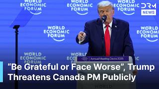 'Be Grateful or Face Consequences', Trump Threatens Canada’s PM Carney After Historic Speech | AC1G