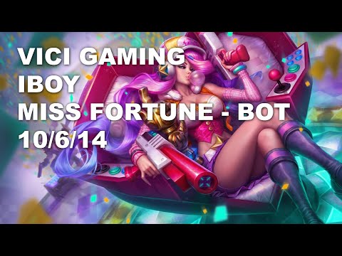 Vici Gaming iBoy Bot Miss Fortune vs Ashe - KR Grandmaster Patch 10.9