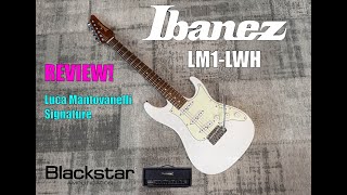 Video thumbnail for Ibanez Luca Mantovanelli Signature LM1-LWH Review! by musikhaustaunusDE