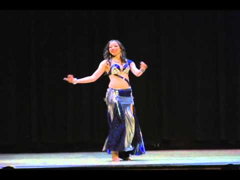 Nada El Masriya performing at the Egyptian Dance Academy Gala Show