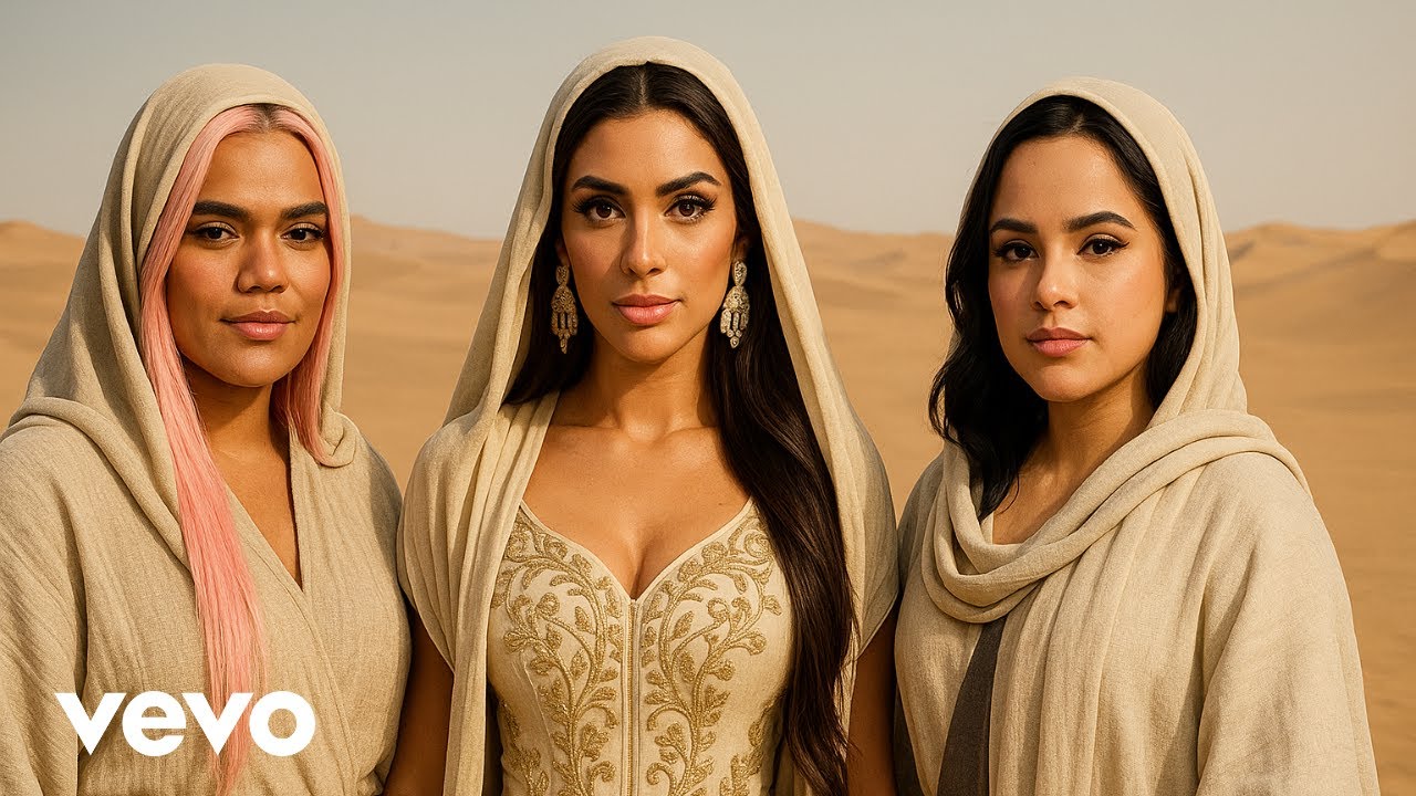 Karol G, Becky G,Aisha Blaze  – Cállate y Siéntate 💃🔥 | Reggaetón Árabe que Rompe Fronteras