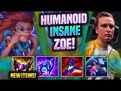HUMANOID IS INSANE WITH ZOE! -  FNC Humanoid Plays Zoe MID vs Twisted Fate! | Preseason 2022