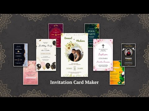 Invitation Card Maker & Design video thumbnail