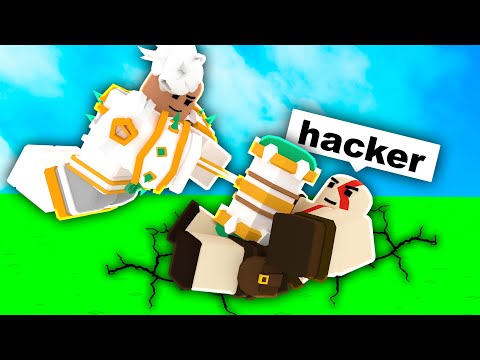 I became a "HACKER" with the JADE KIT in Roblox Bedwars..
