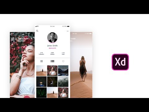 [TUTORIAL] Instagram Social Media App - (Design & Prototype) Adobe XD