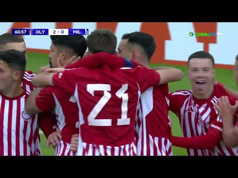 2024-04-22 ΟΛΥΜΠΙΑΚΟΣ-ΜΙΛΑΝ=3-0 ΤΕΛΙΚΟΣ Κ19 UEFA YOUTH LEAGUE