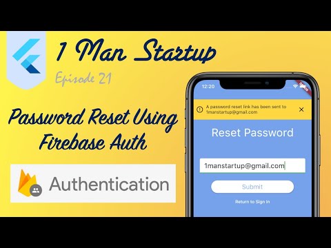 Ep 21 Flutter Password Reset Using Firebase Auth