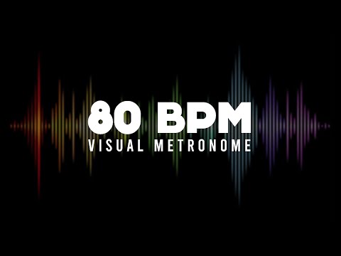80 BPM Metronome (Visual Metronome / Click Track)