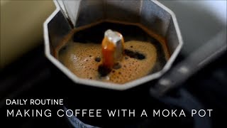 Starting the Day: Making Iced Coffee Using Moka Pot