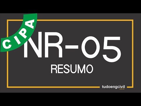 RESUMO NR 5 - CIPA COMISSÃO INTERNA DE PREVENÇÃO DE ACIDENTES