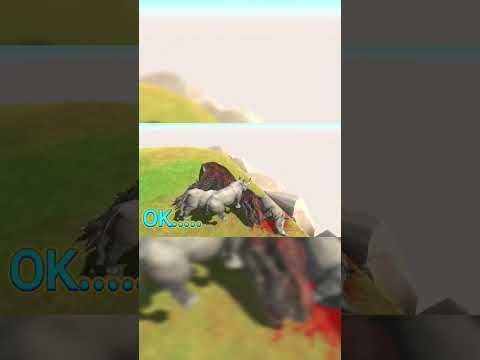 Rhino vs T Rex!!!! WTF 🤔🤔🤔( ARBS - Animal Revolt Battle Simulator )
