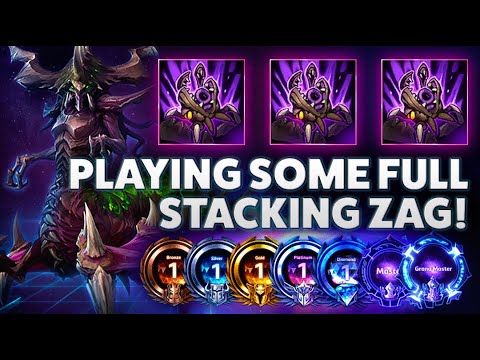 Zagara Nydus - PLAYING SOME FULL STACKING ZAG! - B2GM Season 7(Plat 4)