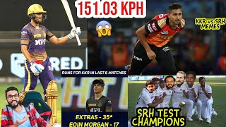 UMRAN MALIK FASTEST BALL | KKR VS SRH 2021 | S GILL 57